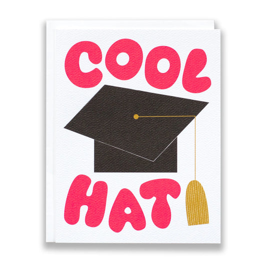 COOL HAT GRADUATION // NOTE CARD