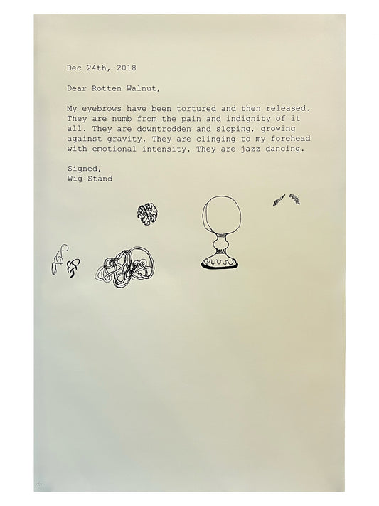 Fools Caps Letters // Dear Rotten Walnut