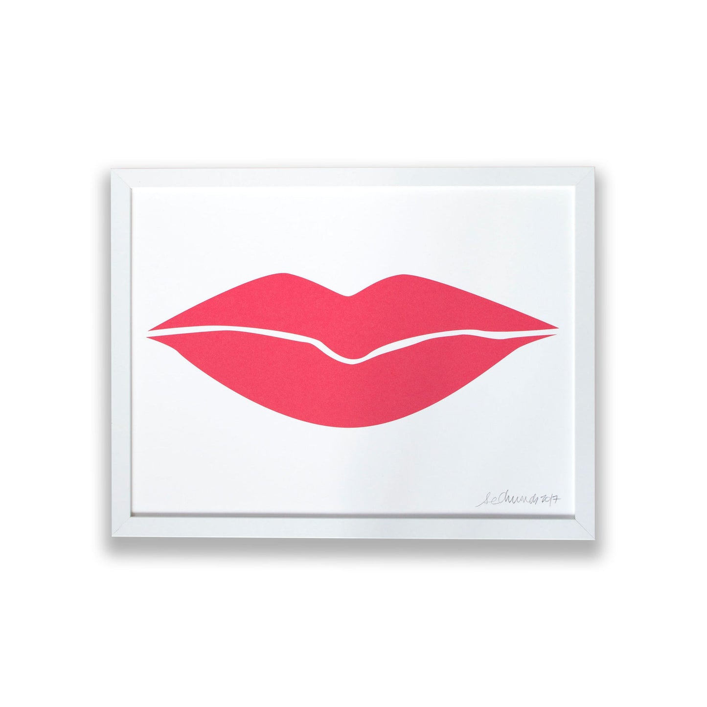 ART PRINT // HOT LIPS - CLASSIC LIPSTICK RED