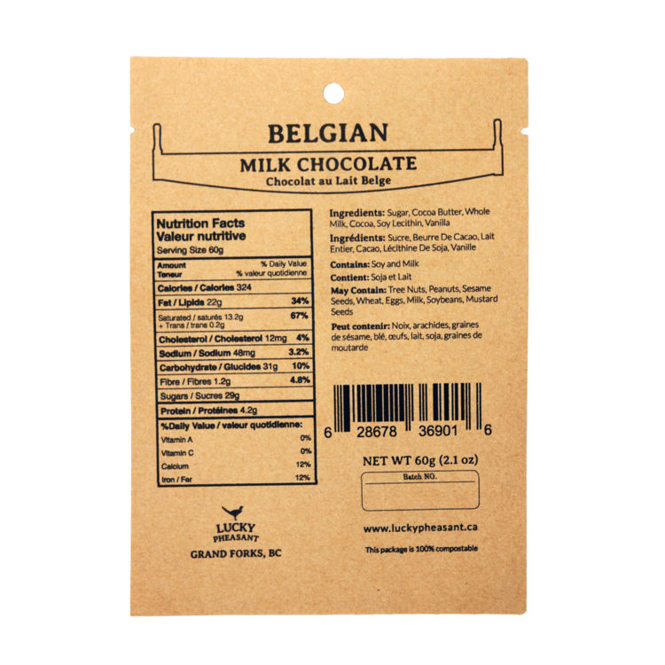 BELGIAN - MILK CHOCOLATE