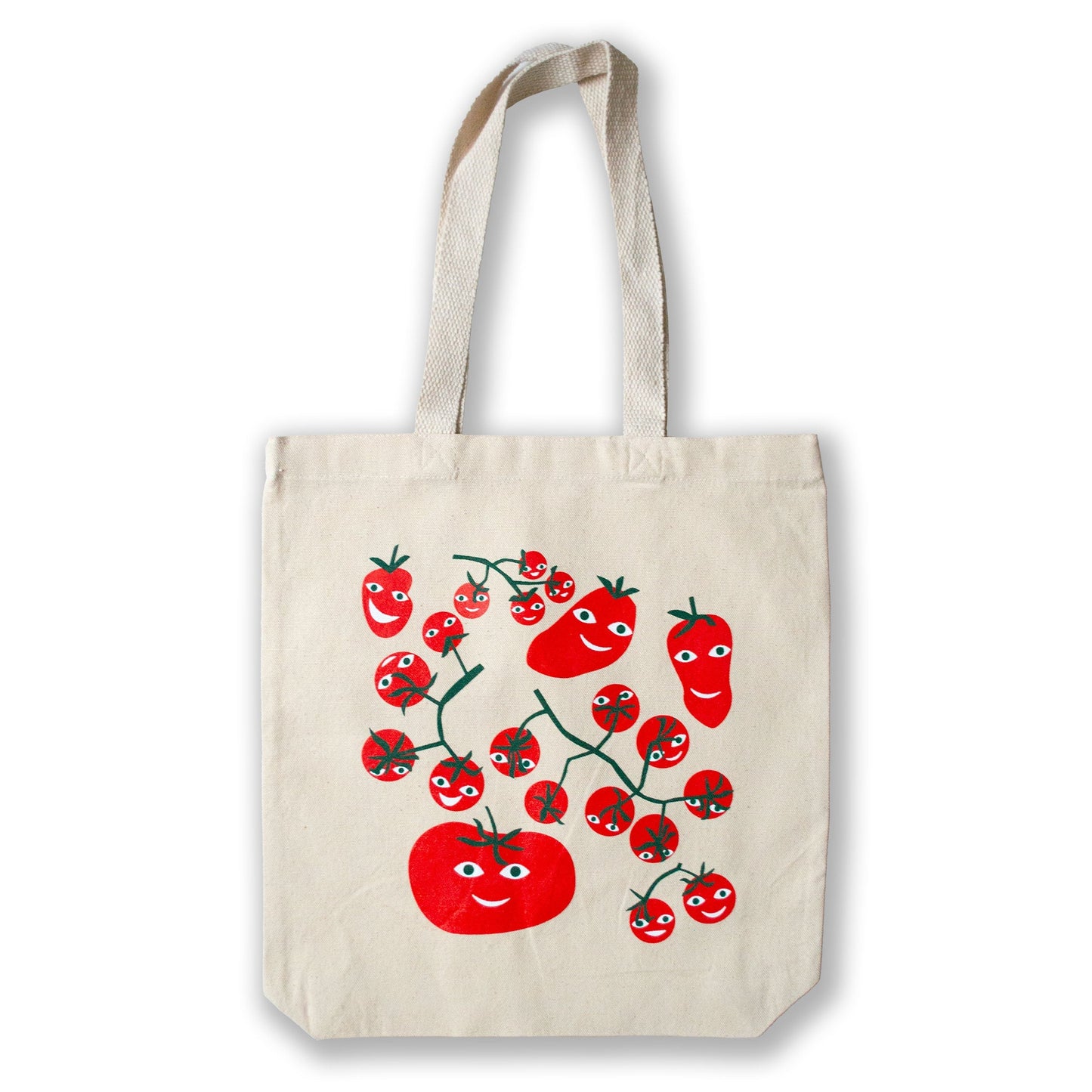 SMILEY TOMATOES TOTE BAG