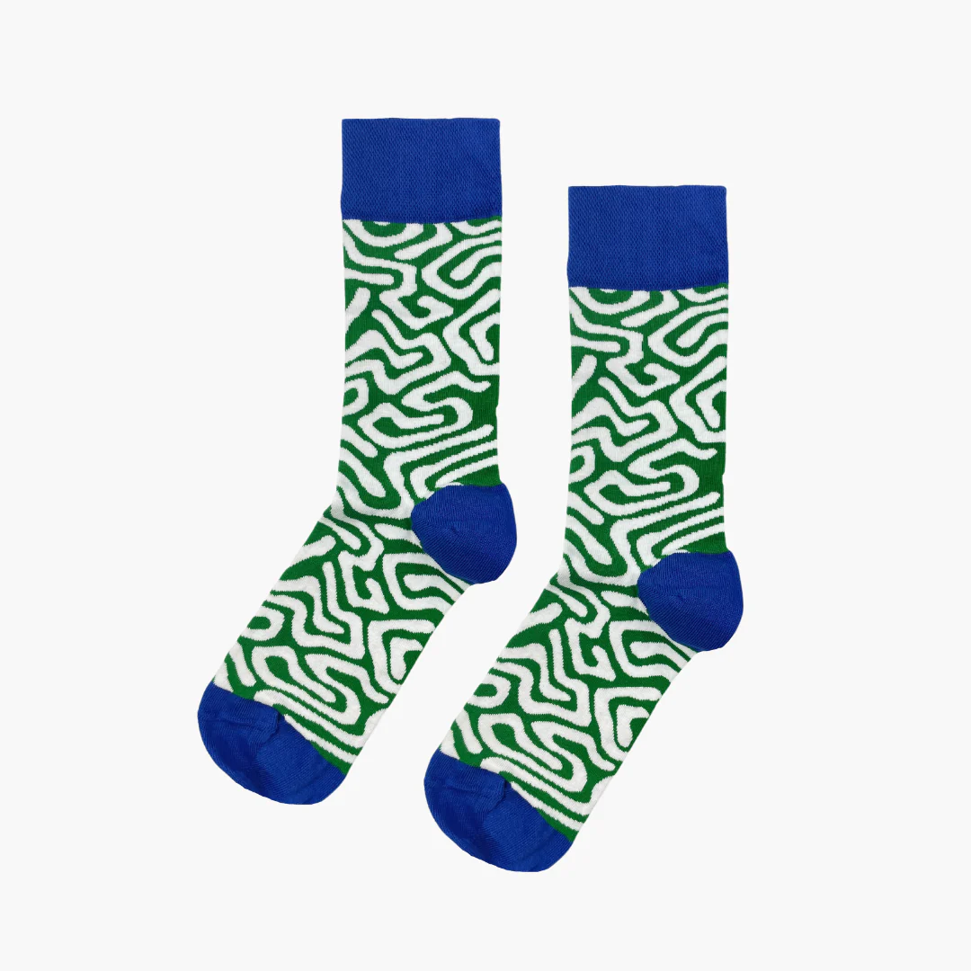 GREEN ROOTS ADULT CREW SOCKS