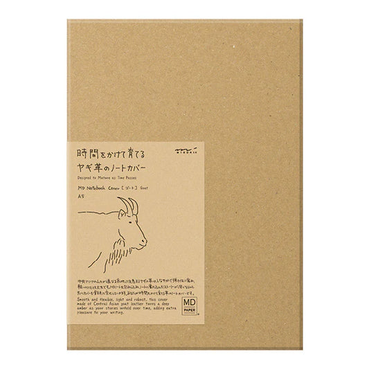 MIDORI A5 GOAT LEATHER NOTEBOOK COVER