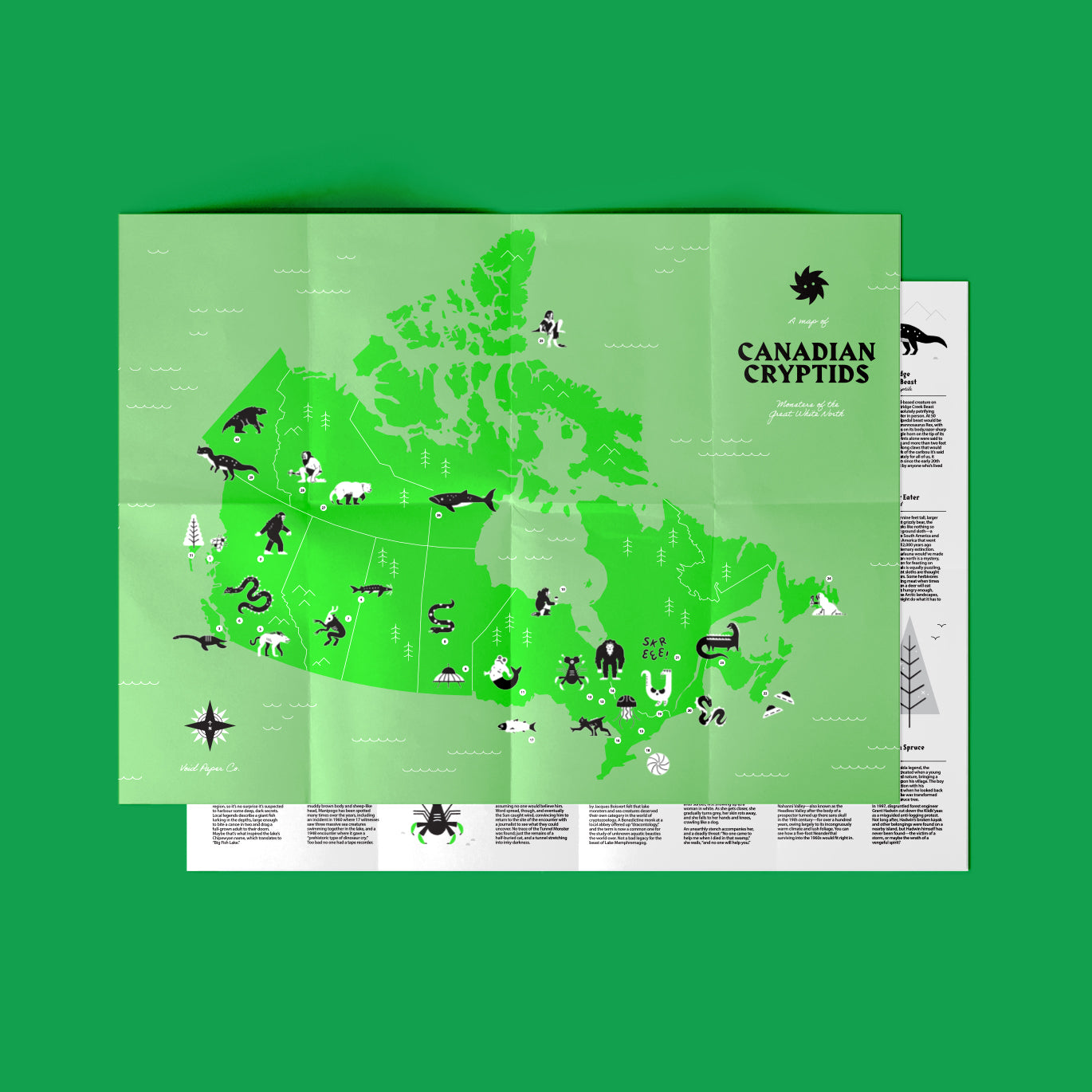 CANADIAN CRYPTID MAP