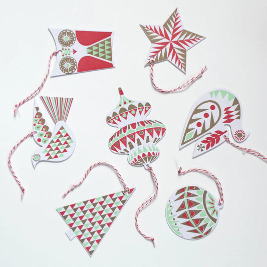 LETTERPRESS HOLIDAY GIFT TAGS