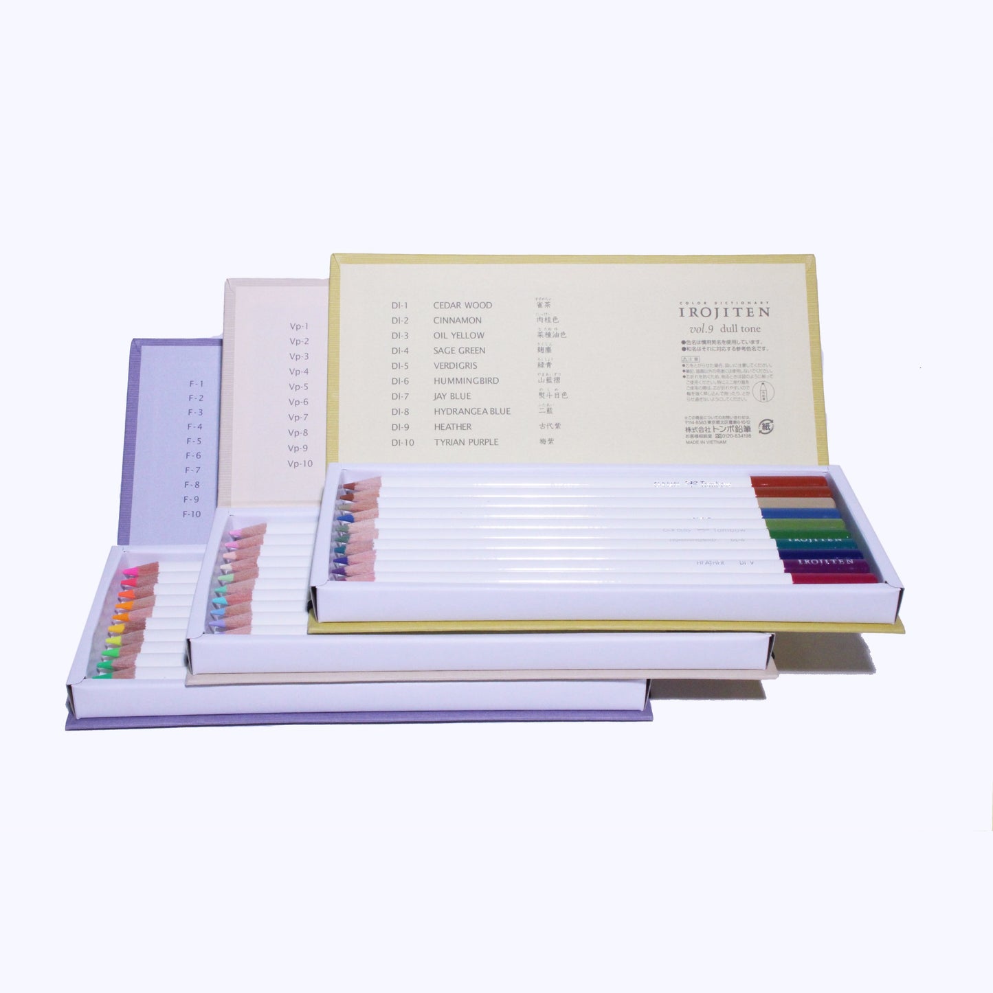 IROJITEN coloured pencil sets