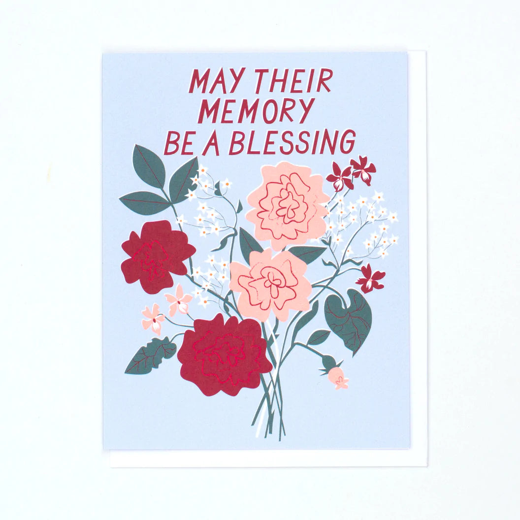 MAY THEIR MEMORY BE A BLESSING CARD