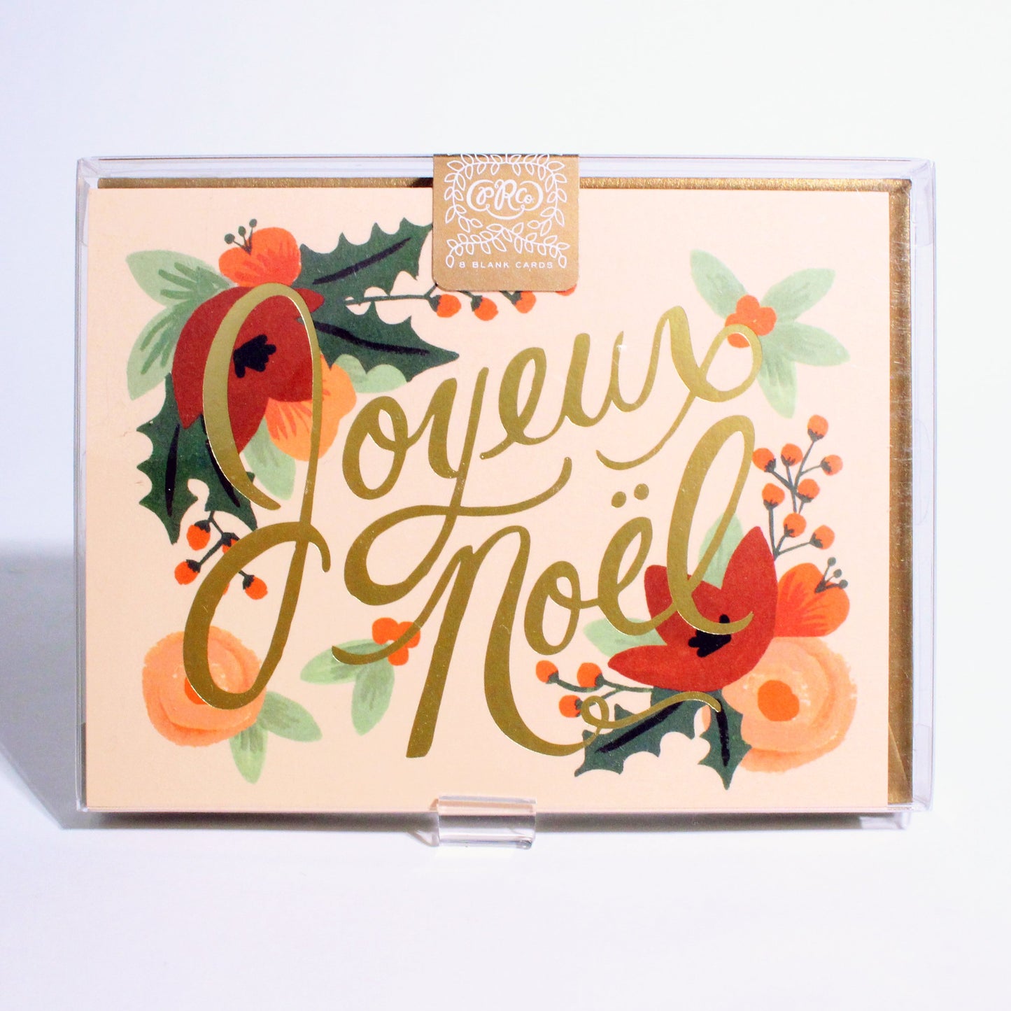 BOXED SET OF EIGHT CARDS "JOYEUX NOËL"