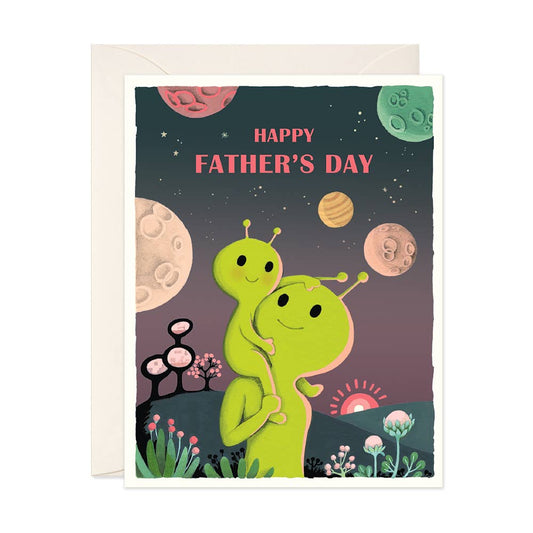 FATHER'S DAY ALIENS CARD