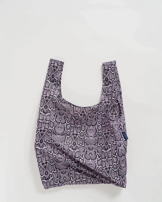 STANDARD BAGGU // PINK SNAKESKIN