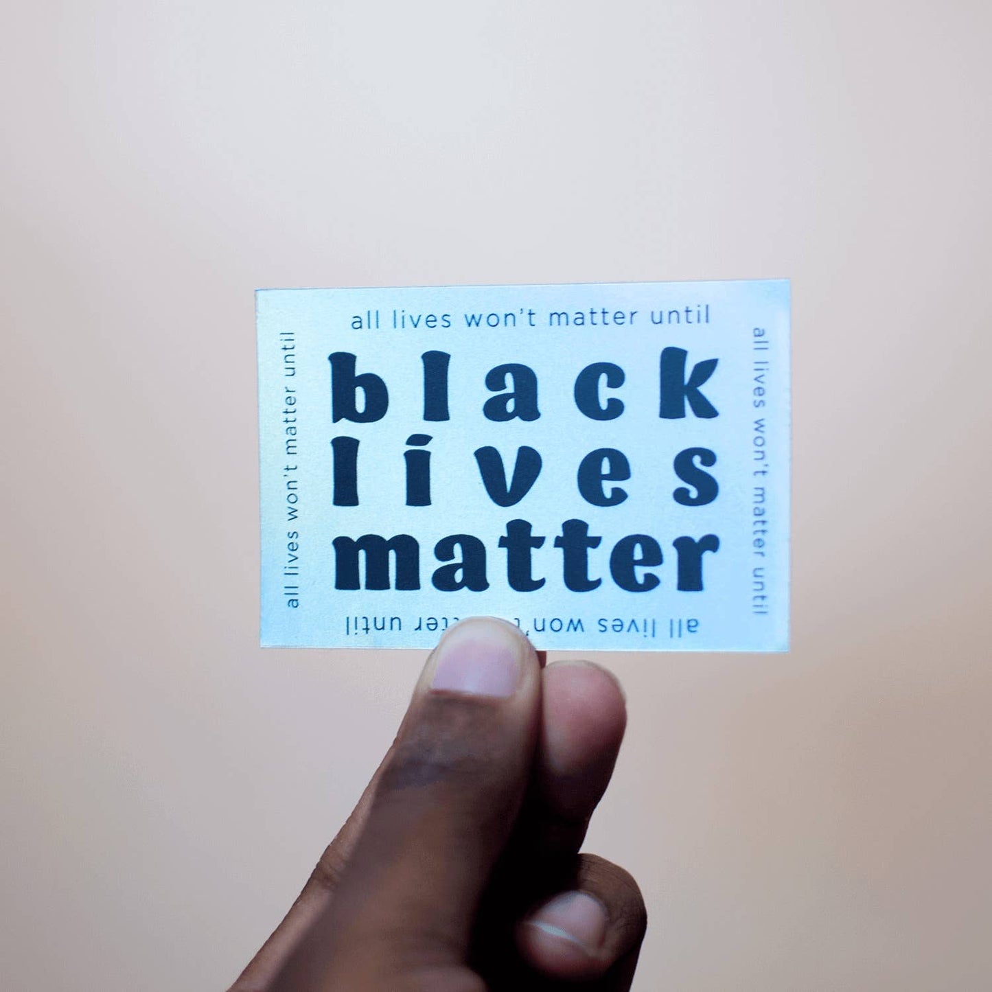 BLACK LIVES MATTER STICKER
